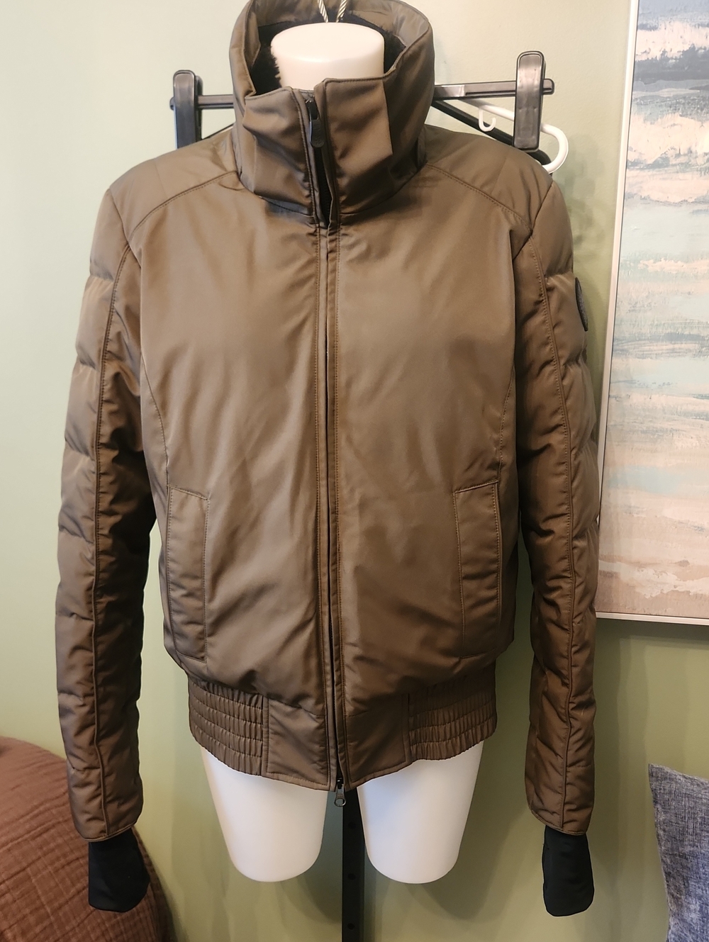 Canada Goose Olive Green Bomber Jacket